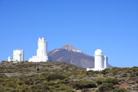 Sonnenteleskope des IAC auf dem Teide in Teneriffa
